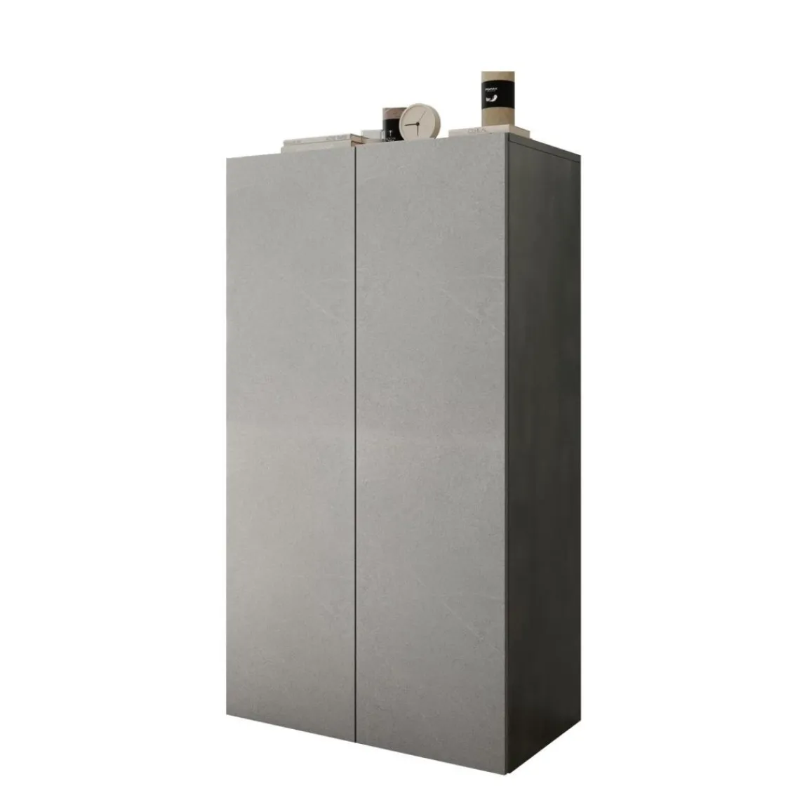 3S. x Home Meuble de rangement 2 portes 6 étagères reglable New