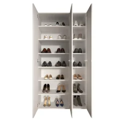 3S. x Home Meuble de rangement 3 portes 5 étagères reglable Online