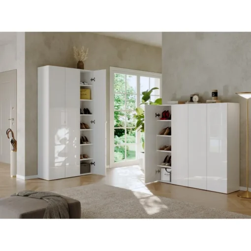 3S. x Home Meuble de rangement 3 portes 5 étagères reglable Online
