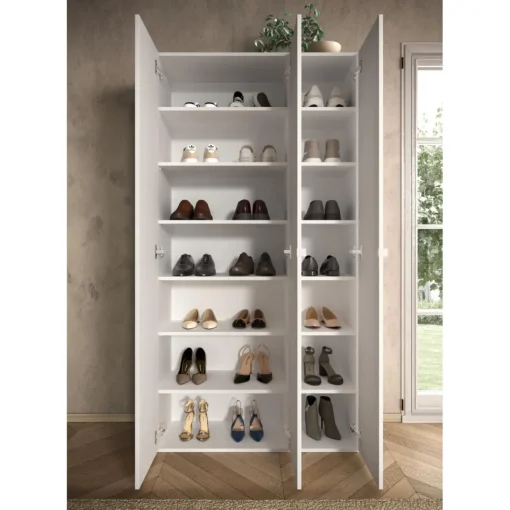 3S. x Home Meuble de rangement 3 portes 5 étagères reglable Online