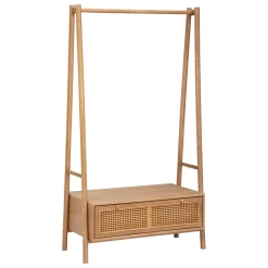 3S. x Home Meuble d'entrée un tiroir en placage frêne et métal Discount