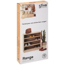 3S. x Home Meuble range-chaussures x13 effet bois naturel Hot