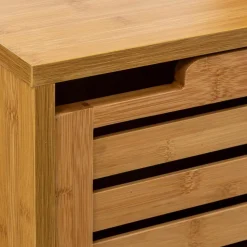 3S. x Home Meuble étagère 1 porte en bambou Outlet