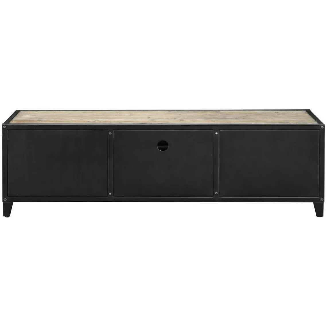 Zago Meuble télé 3 portes Beige Discount