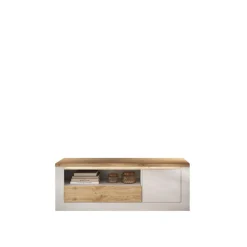 3S. x Home Meuble TV Blanc SAVONA Discount