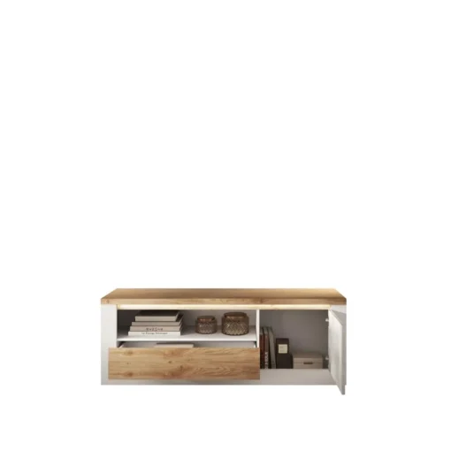 3S. x Home Meuble TV Blanc SAVONA Discount