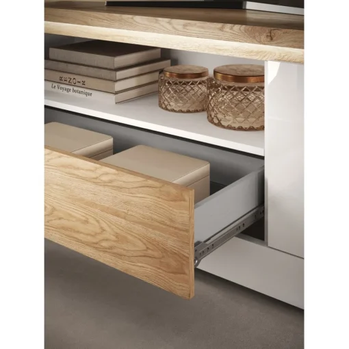 3S. x Home Meuble TV Blanc SAVONA Discount