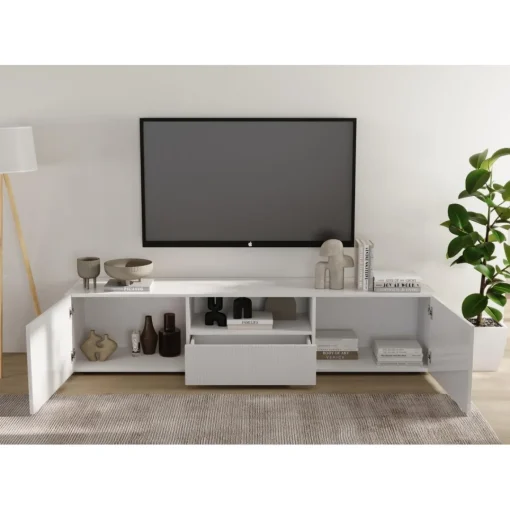 3S. x Home Meuble TV en Panneau de particules New