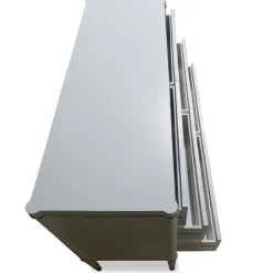 3S. x Home Meuble TV élégant 4 tiroirs Beige clair et Or Online