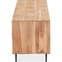 ALTEREGO Meuble TV Naturel BRUNO Discount