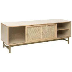 3S. x Home Meuble TV RAYO 1 Porte Beige Best
