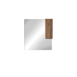 3S. x Home Miroir Led avec Colonne Integrée 1 Porte H30 cm coloris Chêne Mercure Sale