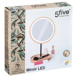 3S. x Home Miroir Led Pied Terre Inconnue Bambou Hot