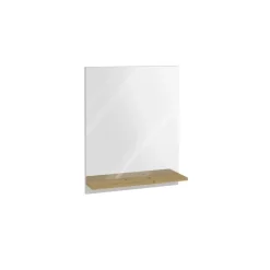 3S. x Home Miroir mural avec étagère BELM 7 naturel Discount