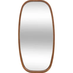 3S. x Home Miroir ovale Jasna bois foncé Online