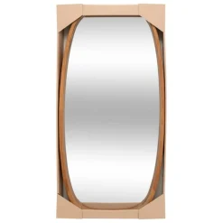 3S. x Home Miroir ovale Jasna bois foncé Online