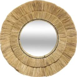 3S. x Home Miroir Raphia Safari D57 Clearance