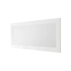 3S. x Home Miroir rectangulaire AMALFI laqué blanc brillant