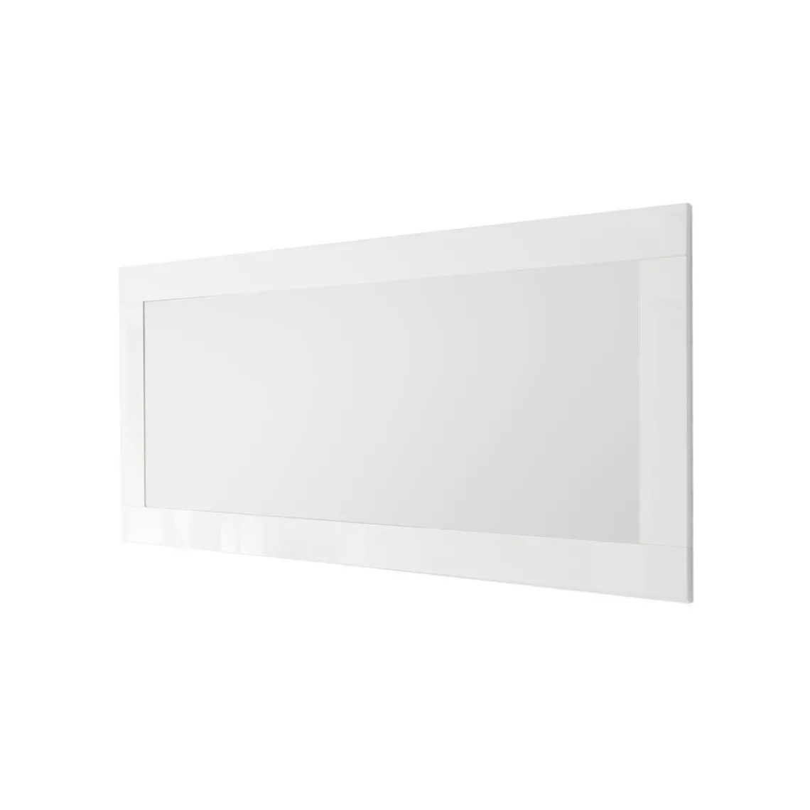 3S. x Home Miroir rectangulaire AMALFI laqué blanc brillant