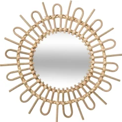 3S. x Home Miroir Rotin Soleil Diamètre 50 Best