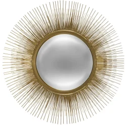 3S. x Home Miroir Soleil en Métal Doré Discount