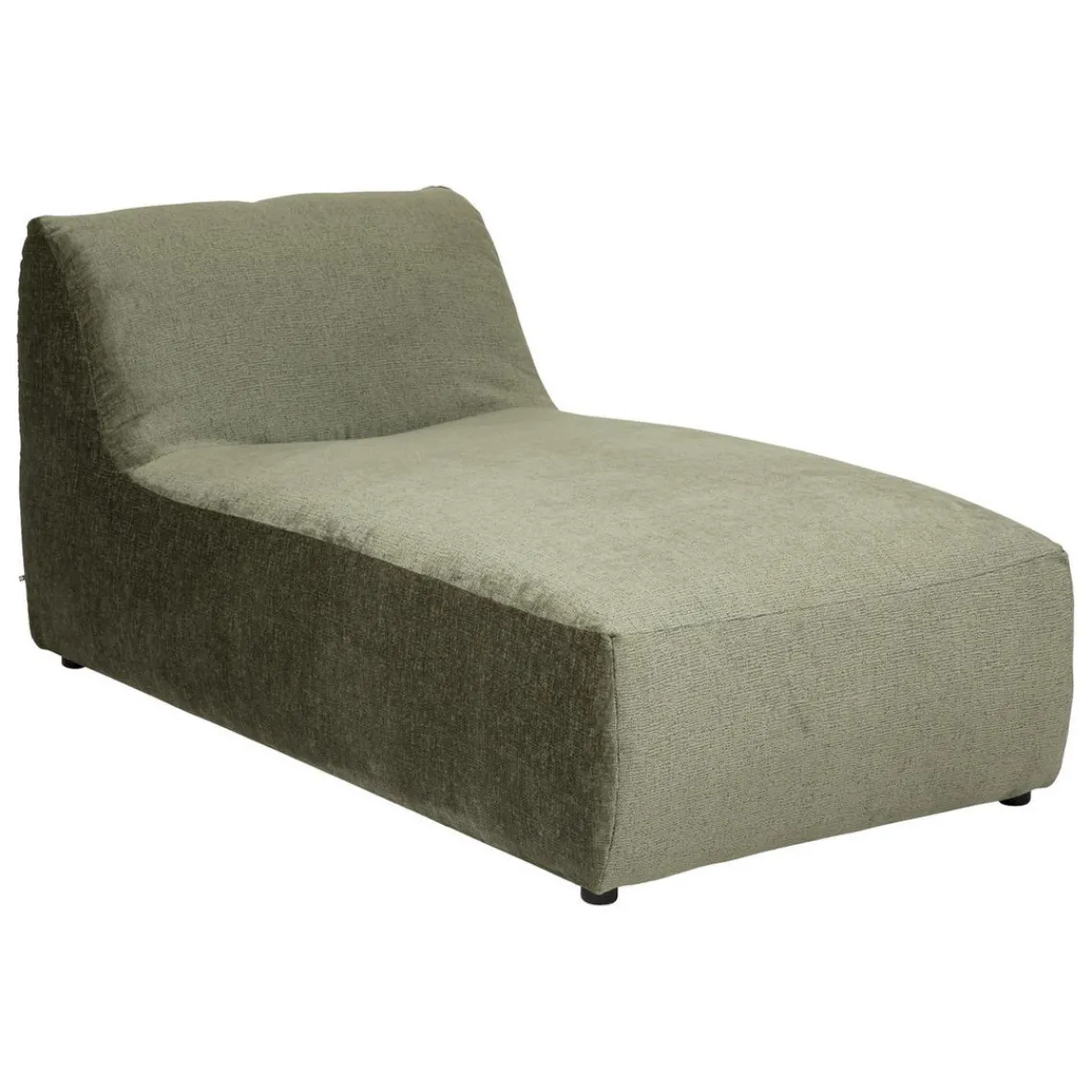 3S. x Home Module chaise longue en velours vert cèdre Outlet