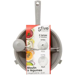 3S. x Home Moulin à légumes 24 cm gris Sale