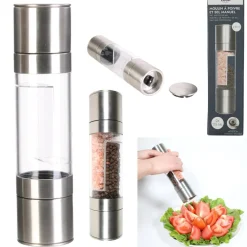 3S. x Home Moulin Poivre Et Sel Inox 2 En 1 M12voir Sale