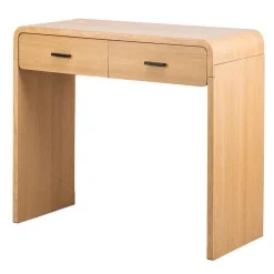 3S. x Home Nordlys - Console Table Scandinave en Bois avec 2 Tiroirs Discount