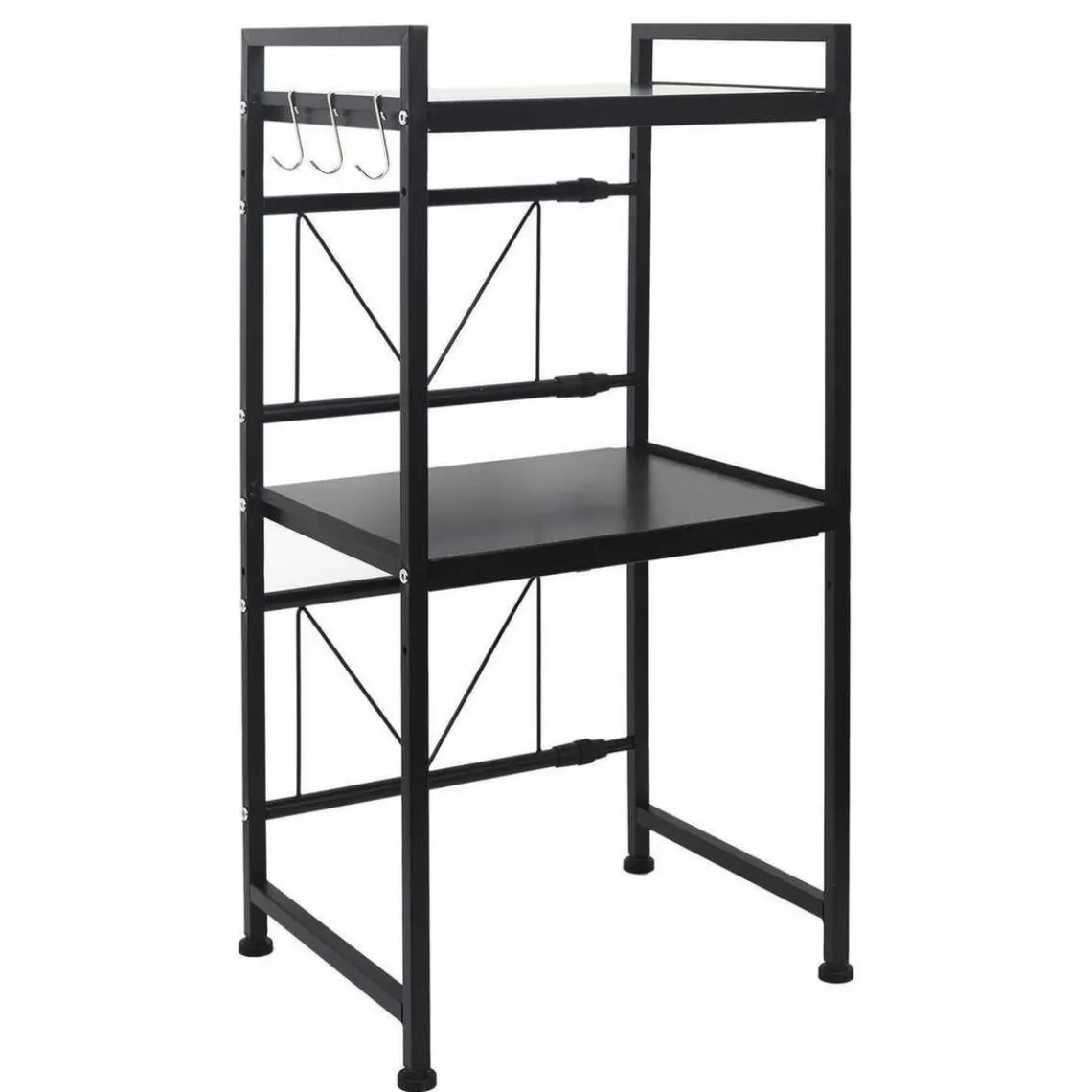 3S. x Home Organisateur Micro-Ondes Modulable 40-en Métal Clearance