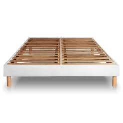 Prestige literie Pack Exclusive sommier Kit Blanc Outlet