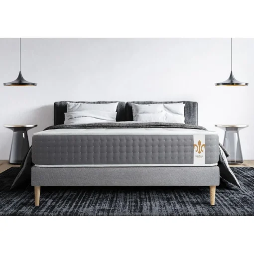 LITIER DELUXE Pack Le Vingt-Six sommier Gris Outlet