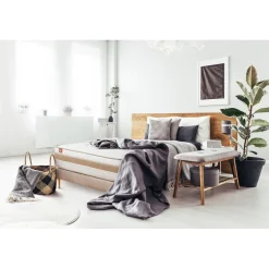 Marmottes & Co Pack prêt a dormir matelas LE RAFFINÉ Ressorts ensaches Memoire de forme BioVisco sommier kit Beige