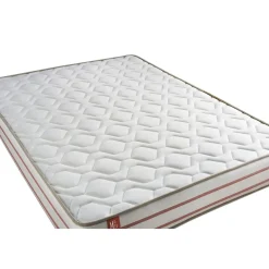 Marmottes & Co Pack prêt a dormir matelas LE DOUX Memoire de forme sommier kit Blanc 2 oreillers couette Sale