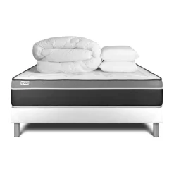 VITALIT Pack prêt a dormir VITAL CARE sommier Kit blanc Sale