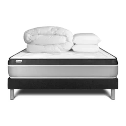 VITALIT Pack prêt a dormir VITAL ERGO sommier Kit noir Sale
