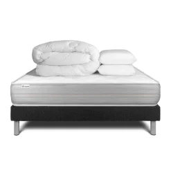 VITALIT Pack prêt a dormir VITALMEMO sommier Kit noir Clearance