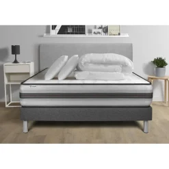 VITALIT Pack prêt a dormir VITALPOWER RECOVER sommier Kit gris New