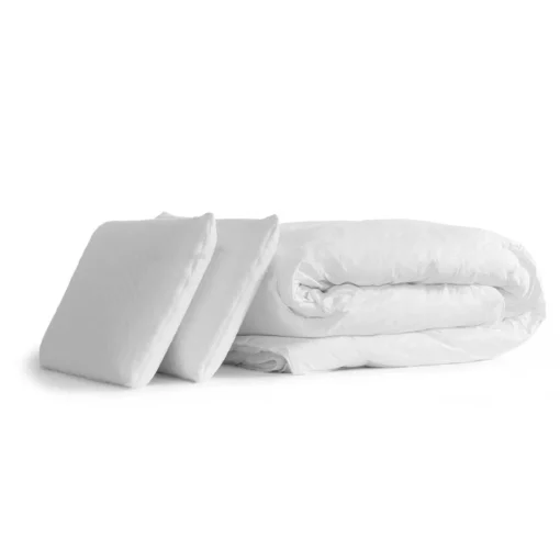 Somness Pack sommier matelas FORM 2 oreillers memoire de forme Couette Percale Sale