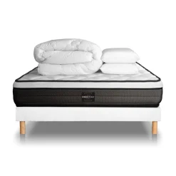 Prestige literie Pack Suite Ressorts ensaches, memoire de forme 5 zones New