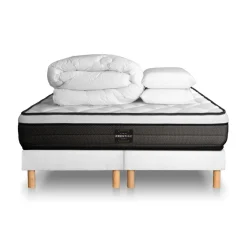 Prestige literie Pack Suite Ressorts ensaches à memoire de forme 5 zones Best