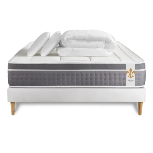 LITIER DELUXE Pack Trente sommier Kit Blanc
