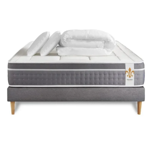LITIER DELUXE Pack Trente sommier Kit Gris Best