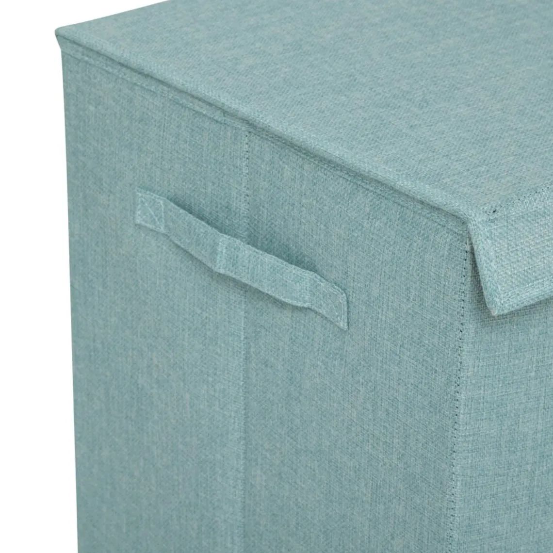 3S. x Home Panier à linge Bleu New