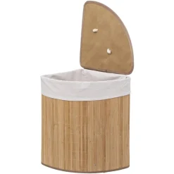 3S. x Home Panier à linge angle 48l en bambou Hot