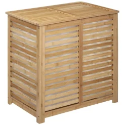 3S. x Home Panier à linge double 50L Discount