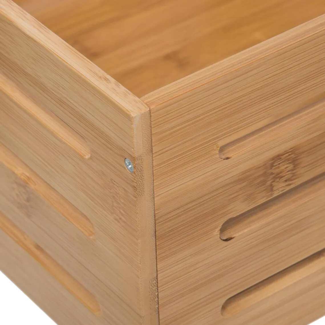 3S. x Home Panier de Rangement 31 x 15 Bambou Plein Discount