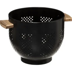 3S. x Home Passoire charbon 20cm noir en métal Online