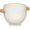 3S. x Home Passoire 20cm blanc en métal Online