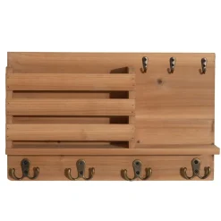 Becquet Patere en bois range courrier cruor Hot